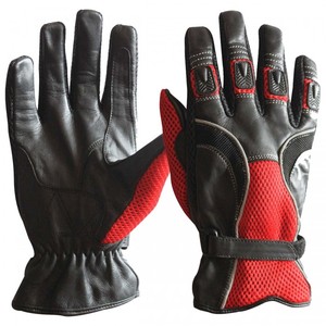 Gants d'équitation de motocross en cuir avec écran tactile d'été et d'hiver pour hommes Gants de course anti-chute Gants de cyclisme de moto - Product Image 3