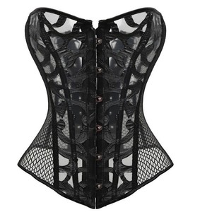 Latest Design 2026 Waist Training Corset Sexy Women Plus Size Leather Corset LOW MOQ - Product Image 1