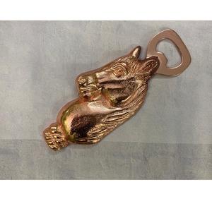 AK Brass Horse Head Shape Metal Bottle Opener In Copper Finished Handmade Unique Item <b>For</b> <b>Bar</b> <b>Accessories</b> / Kitchenware - Product Image 1
