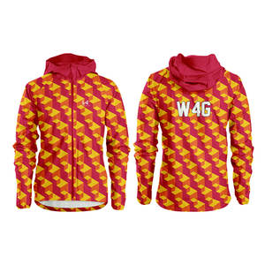 Veste de course légère en nylon 100% avec capuche, fermeture éclair, imperméable, respirante et coupe-vent, idéale pour le printemps - Product Image 6