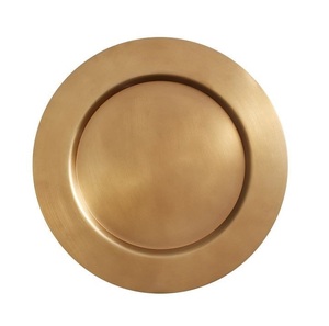 Simply Elegant Fluted Edge Plastic Charger <b>Plate</b> Service <b>Plate</b> for Parties Dinner <b>Weddings</b> and Events Manufacturer And Exporter - Product Image 3