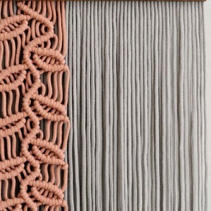 Bohemio Chic pared arte Boho hojas macramé tapiz algodón tejido colgante para dormitorio sala de estar guardería Oficina - Product Image 3