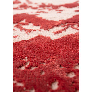 Alfombra Kavi Ivory de Lana y Seda de Bambú Anudada a Mano, Colección Project Error - Patrón Geométrico para Decoración de Sala de Estar, Pasillo, Hogar, 9x12 - Product Image 3