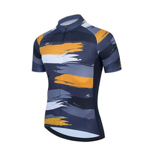 Conjunto de pantalones cortos con pechera para ciclismo para hombre 2024, mallas de secado rápido de manga corta con diseño de logotipo personalizado de talla grande - Product Image 6
