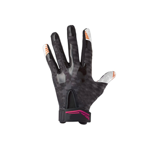 Precio al por mayor Guantes de fútbol americano Diseño de cuero súper pegajoso con impresión de logotipo personalizado El mejor agarre para uso deportivo - Product Image 3