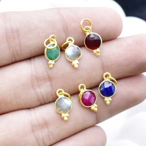 Collier en pierre de naissance turquoise, collier en pierre précieuse ronde de 6 mm, collier élégant pour femme, cadeau pour l'amour - Product Image 6