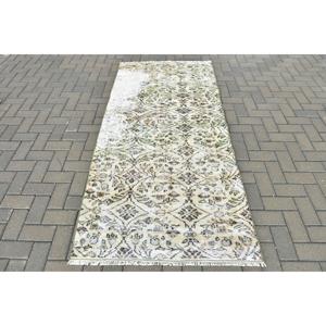 Tapis vintage, tapis de 3,4 x 7,3 pieds, tapis persan blanc - Product Image 1