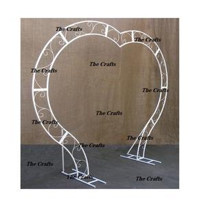 Marvelous Design Iron White Color Backdrop With <b>Heart</b> <b>Shape</b> Exclusive Quality Wedding Party Decor Backdrop - Product Image 6