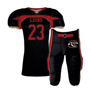 Pantalla personalizada último estilo equipo moda personalizada fútbol americano uniforme Jersey alta calidad tarifa barata - Product Image 3