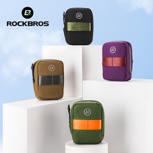 ROCKBROS-Mini <span class=keywords><strong>bolsa</strong></span> trasera para SILLÍN de <span class=keywords><strong>bicicleta</strong></span>, <span class=keywords><strong>bolsa</strong></span> de sillín portátil para <span class=keywords><strong>bicicleta</strong></span> de montaña - Product Image 1