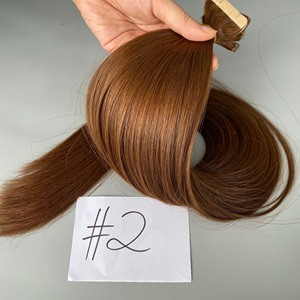 เทป12A สีบลอนด์แบบรัสเซียดึงสองชั้นสำหรับต่อผม100% แท้ยาวเป็นธรรมชาติ - Product Image 3