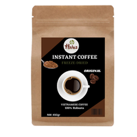 Private Label Hoge Kwaliteit INSTANT GEDROOGDE KOFFIE met Cafeïne, Fruitig, Puur, Heerlijk. Leverancier Direct vanuit de Fabriek uit Vietnam.