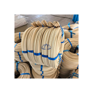 แกนหวาย2025เป็นทรงกลมทำจากหวายสีขาวฟอกขาวจากเวียดนาม - Product Image 1