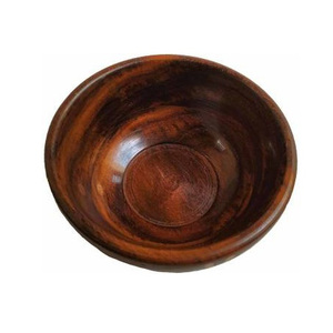 Ensaladera japonesa tradicional vintage al por mayor, vajilla de madera de acacia pulida, embalaje de cartón para alimentos, fabricación japonesa - Product Image 1