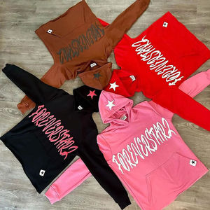 Sudaderas con capucha Unisex Gráfico Pullover Sudadera con capucha Streetwear Manga larga Top con capucha con letra en negrita Impresión Múltiples colores Ropa casual - Product Image 1