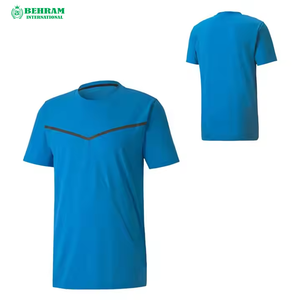 เสื้อยืดแขนสั้นผู้ชายลำลอง ผ้าฝ้าย 100% เป็นมิตรกับสิ่งแวดล้อม แห้งเร็ว ทรงหลวม ไซส์ใหญ่ คอกลม สีดำ สีขาว สำหรับออกกำลังกาย วิ่ง ฟิตเนส - Product Image 4