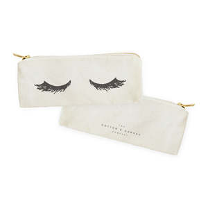 "Cartoon Cotton Canvas Portable <b>Makeup</b> Organizer Bag & <b>Case</b>" - Product Image 2