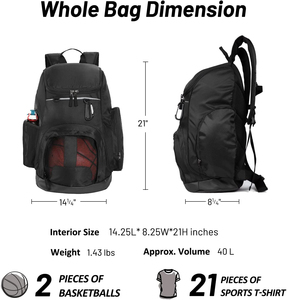 Bolsas de Viaje Deportivas Ligeras de Alta Calidad, Tejido de Poliéster Transpirable, Fáciles de Transportar, Duraderas y Multifuncionales - Product Image 3