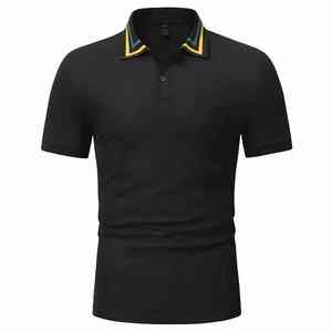 Polos en blanco de alta calidad para hombres y mujeres, polos transpirables antiarrugas de manga corta con botones - Product Image 1