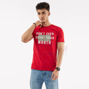 T-shirt à manches courtes en mélange de coton 100% pour hommes de qualité supérieure, vêtements quotidiens décontractés et sportifs - Product Image 1