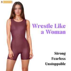 SAMAVIA Custom Fit Wrestling Singlet pour les femmes Stretch Sportswear RTS Athletic Gear Fabricant de vêtements OEM - Product Image 4