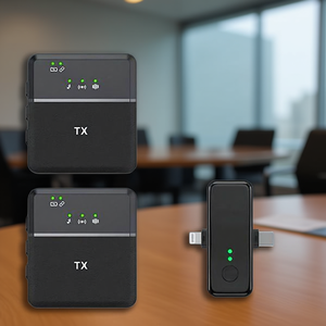 Micrófono Lavalier Condensador Cardioide Inalámbrico con Cancelación de Ruido Lightning SX8, Portátil para iPhone - Product Image 1