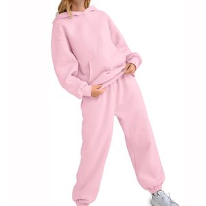 Survêtement pour femmes en vrac vente en gros logo graphique sweat-shirt et pantalon de jogging deux pièces tenue décontractée tendance parfaite pour les femmes - Product Image 4