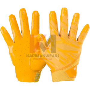 Guantes de Fútbol Americano Personalizados con Logotipo, Antideslizantes, Cómodos, con Agarre de Palma Súper Adherente, Guantes Deportivos de Alta Calidad - Product Image 1