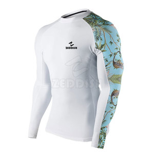 Best Selling Men's <b>MMA</b> <b>Rash</b> <b>Guard</b> 100% Polyester Breathable and Stylish Top Design for Sale - Product Image 2