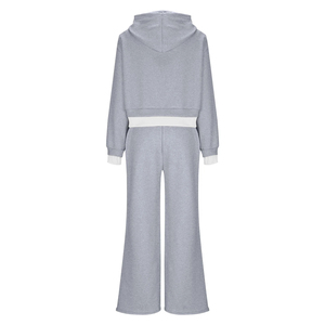 Logo impression adultes taille régulière plus récent pull Double hiver survêtement tenue respirant deux pièces ombragé vêtements de sport - Product Image 2