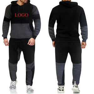 Short de sport personnalisé OEM pour hommes, costume avec lavage à l'acide, ensemble de sweat à capuche zippé, deux pièces, jogging, avec broderie, survêtements, ensemble court - Product Image 3