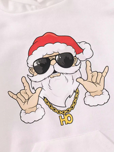 Sudadera con Capucha Navideña 100% Algodón para Hombre, Diseño Personalizado, Sudadera Navideña Extra Grande para Hombre - Product Image 4