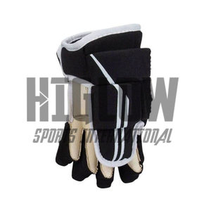 ถุงมือฮอกกี้น้ำแข็งระดับมืออาชีพ HI-GLOW SPORTS INTERNATIONAL แคนาดา ไซส์มาตรฐาน ผลิตจากหนังและคาร์บอนไฟเบอร์ ปิดด้วยกระดุมแบบ Snap น้ำหนักเบา สามารถปรับแต่งได้ - Product Image 3