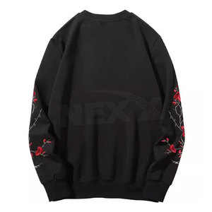 เสื้อสเวตเชิ้ต NEXX SPORTS รุ่นล่าสุดสำหรับฤดูหนาว ผู้ชาย แบบเรียบ ปักโลโก้ตามสั่ง คอกลม เป็นมิตรต่อสิ่งแวดล้อม แห้งเร็ว - Product Image 2