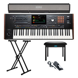 (T&B) PA5X 61 touches PA5X61 Arrangeur PA 5X V1.20 avec support, banc et pédale de sustain - Product Image 1