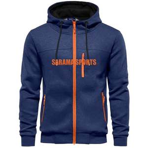 <b>Top</b> Stylish Best Selling <b>Men</b> Distressed Hoodie <b>Long</b> <b>Sleeve</b> Thermal High Quality Cotton Fleece Hoodie - Product Image 1