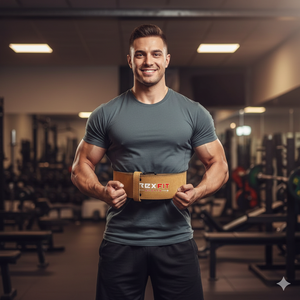 Ceinture de soutien dorsal en cuir Rexfit Sports pour l'haltérophilie, la musculation et l'entraînement en salle de sport - Product Image 4