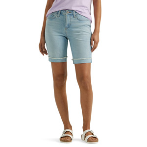 Shorts en jean décontractés et élégants pour femmes, taille plus, été, design personnalisé, taille mi-haute, respirant, écologique, BD - Product Image 3
