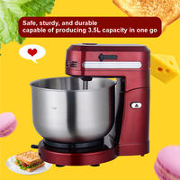 Batidora de pie con diseño de cabezal inclinable para uso comercial/doméstico con batidor de gancho de masa-OEM/ODM compatible con 1 año de garantía