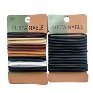 ยางยืดหยุ่นสูงสำหรับผู้หญิงอุปกรณ์เสริมผมบางเป็นมิตรกับสิ่งแวดล้อมผมไม่เป็นยางยืดสำหรับผมออกแบบโลโก้ได้ตามต้องการ - Product Image 1