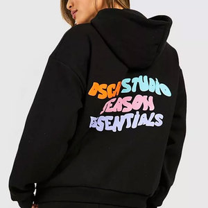 Nuevo diseño de ropa de invierno de dos piezas para correr Puff estampado chándal/ropa de calle informal Color sólido mujeres chándales - Product Image 6