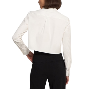 Blusa de algodón de manga larga de primavera para mujer, Top con botones, Tops informales de moda para oficina, venta al por mayor para frentes de verano y otoño - Product Image 3