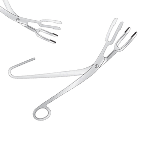 Harrison Bowl Steriliser Forceps Joint à vis, coudé, double mâchoire 457mm Acier inoxydable chirurgical Fabrication au Pakistan - Product Image 1