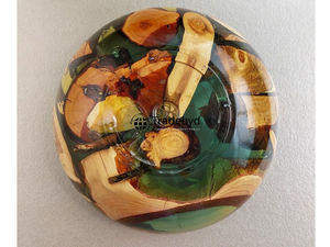 Tazón de resina hecho a mano único ideal para exhibición de mesa de decoración artística del hogar o estilo de cocina de Tradebyd - Product Image 4