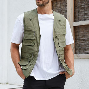 เสื้อกั๊กตกปลาสำหรับผู้ชาย สินค้าใหม่มาแรง บริการ OEM ระบายอากาศได้ดี ดูดีมีสไตล์ - Product Image 3