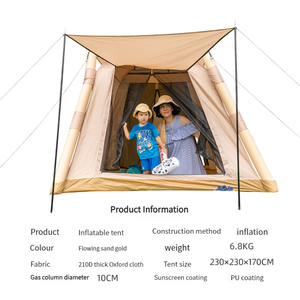 Ngoài trời Inflatable lều không khí nhà một phòng ngủ cho cắm trại-Mùa hè sử dụng hai lớp vật liệu polyester - Product Image 6