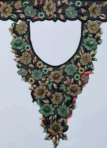 Apliques florales 3D elegantes hechos a mano de La India, parches de primera calidad bordados, estilo cosido para cuello de tul suave, accesorios de ropa - Product Image 2