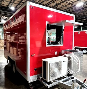 Remolque de Comida Nuevo de Acero Inoxidable de 12 Pies para Venta de Comida Rápida, Aperitivos, Hot Dogs, Dulces, Papas Fritas y Helados - Product Image 3