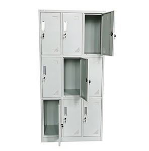 <span class=keywords><strong>Armario</strong></span> Metálico Personalizado de 9 Puertas <span class=keywords><strong>para</strong></span> Ropa, Almacenamiento, Guardarropa de Hierro, <span class=keywords><strong>Armario</strong></span> <span class=keywords><strong>para</strong></span> Gimnasio/Escuela/Personal - Product Image 1
