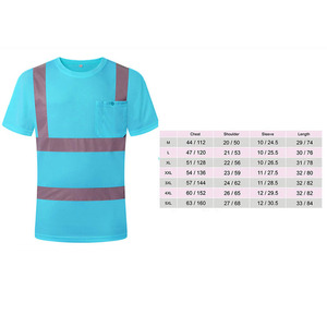 เสื้อยืดสะท้อนแสงแขนสั้นสำหรับงานก่อสร้าง ระบายอากาศได้ดี เหมาะสำหรับฤดูร้อน ผู้ชาย สินค้าขายดี มีสต็อกพร้อมส่ง - Product Image 5